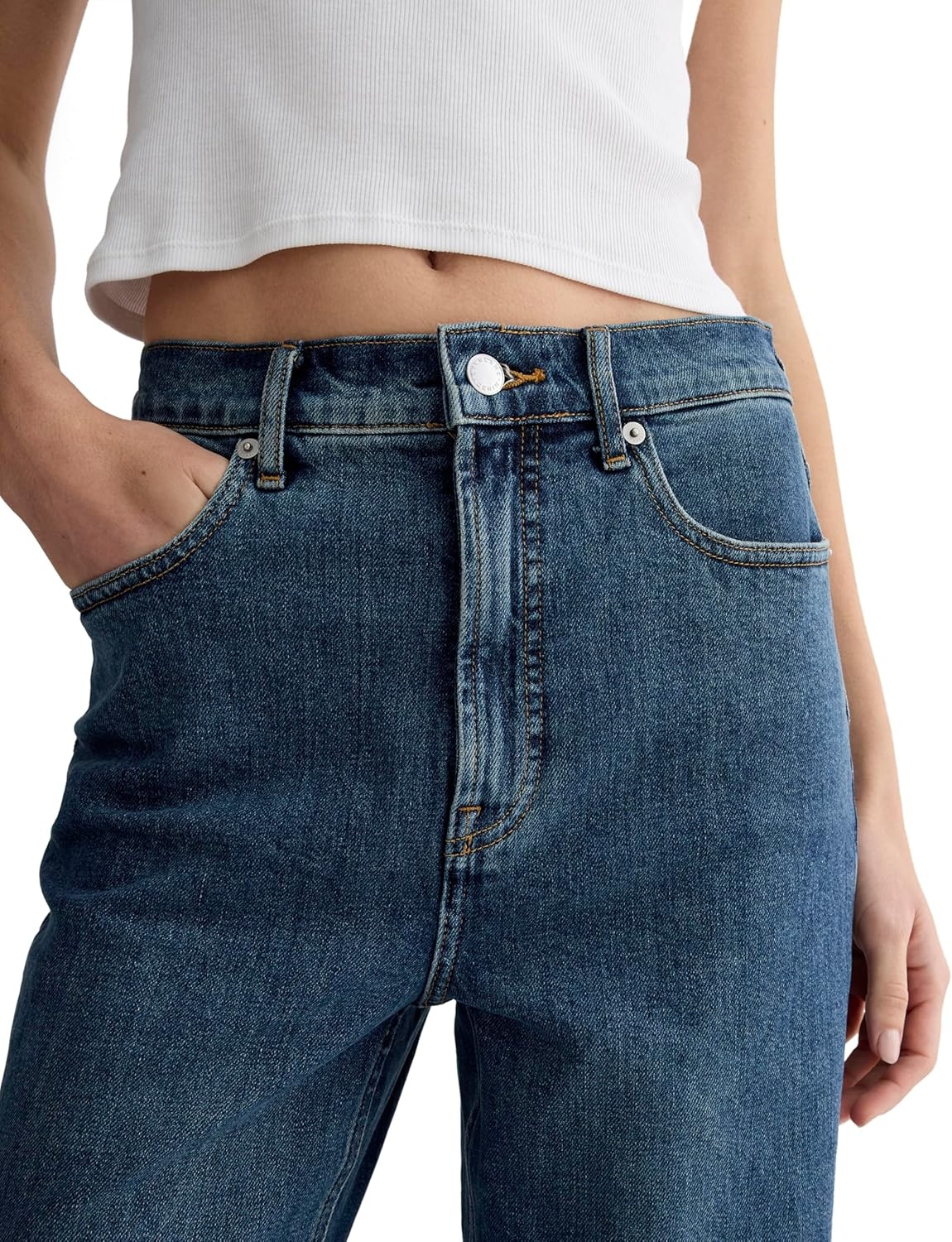 image:imageEverlane Womens The Wayhigh Sailor JeanDeep Blue