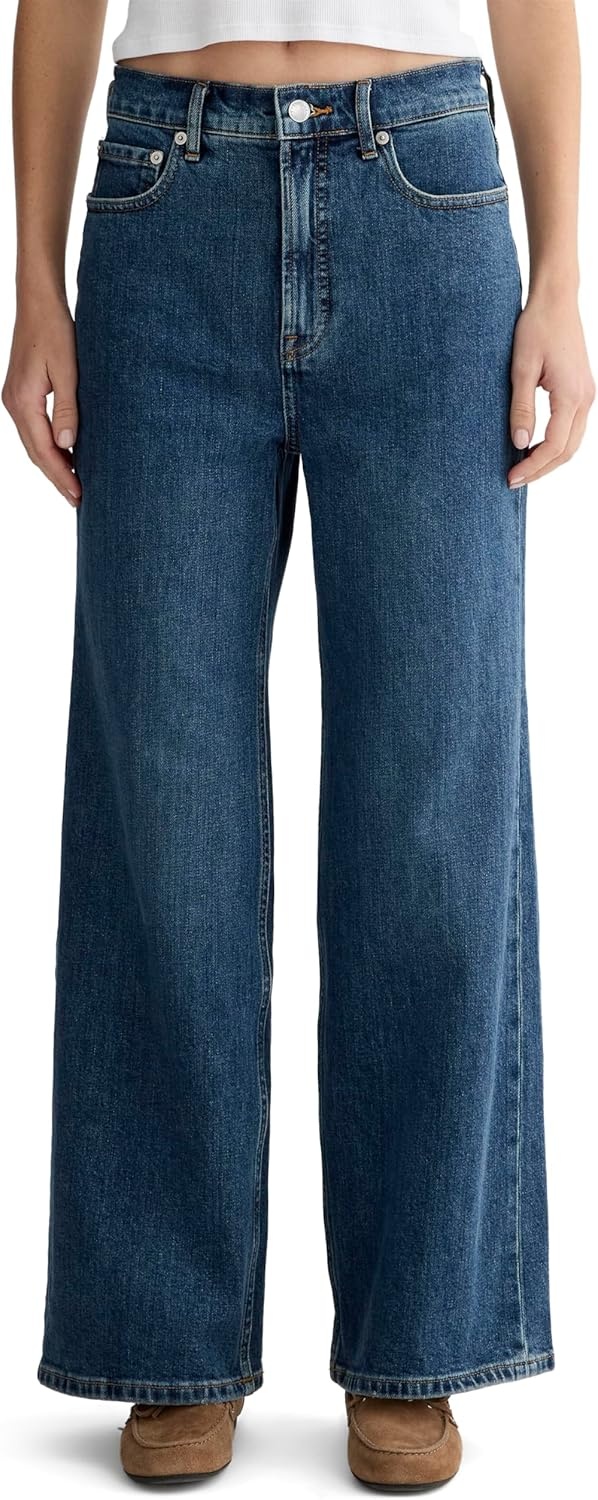 image:imageEverlane Womens The Wayhigh Sailor JeanDeep Blue