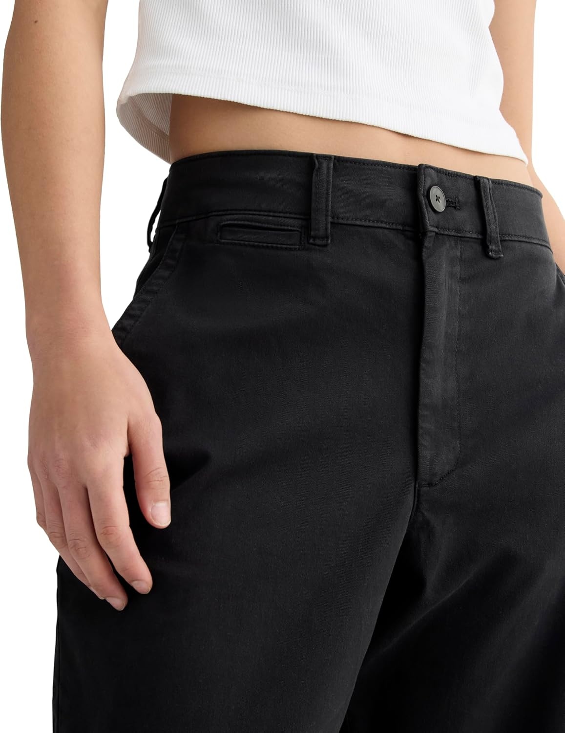image:imageEverlane Womens The WideLeg ChinoBlack