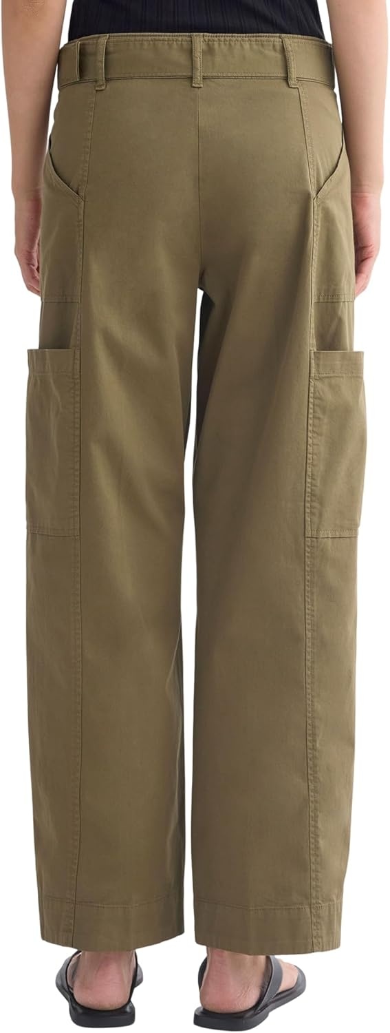 image:imageEverlane Womens Utility StraightLeg Cargo Pant GOTS Organic Cotton Stretch HighRise Cargo TrouserOlive