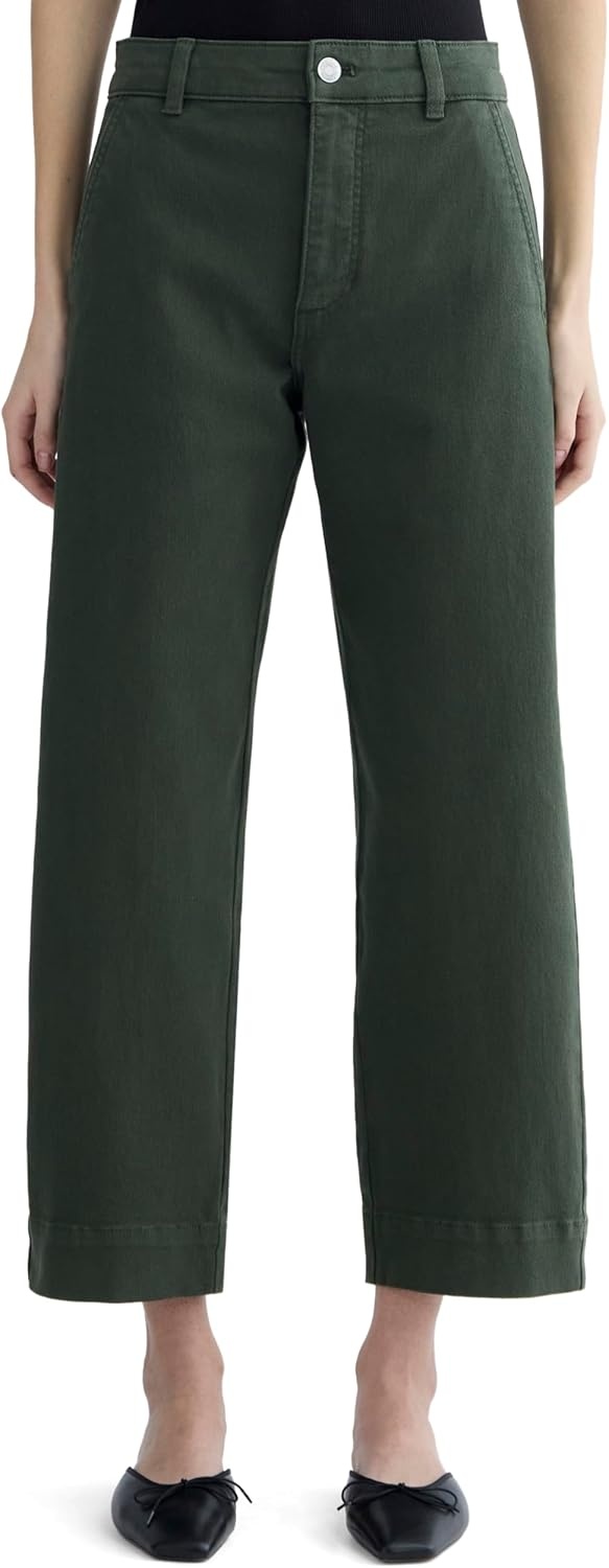 image:imageEverlane Womens Utility StraightLeg Pant in Organic Cotton TwillDark Forest