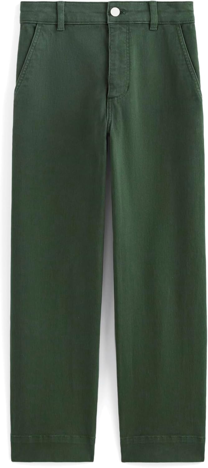 image:imageEverlane Womens Utility StraightLeg Pant in Organic Cotton TwillDark Forest