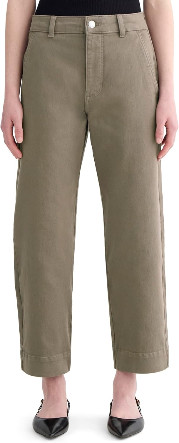 image:imageEverlane Womens Utility StraightLeg Pant in Organic Cotton TwillTaupe