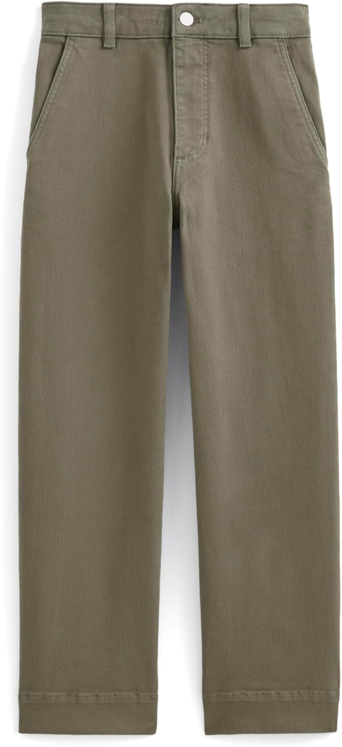 image:imageEverlane Womens Utility StraightLeg Pant in Organic Cotton TwillTaupe