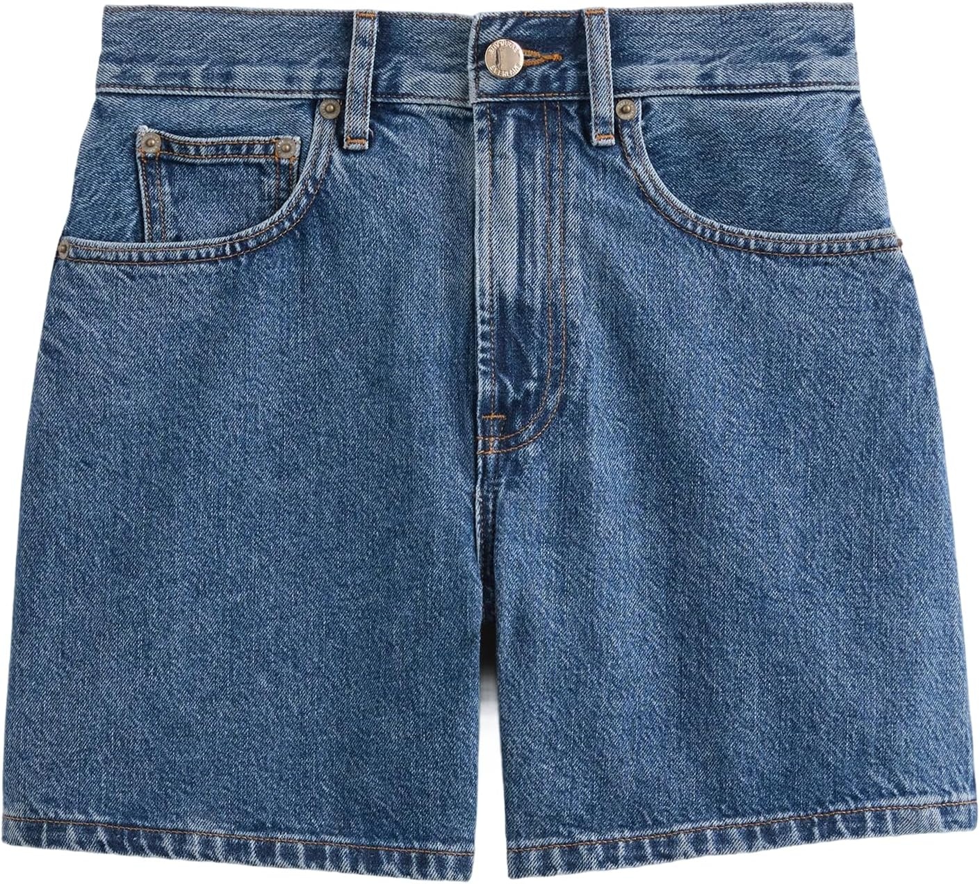 image:imageEverlane Womens WayHigh ALine Denim ShortOcean