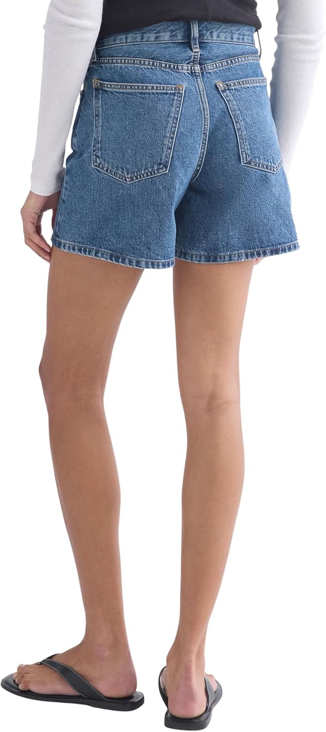 image:imageEverlane Womens WayHigh ALine Denim ShortOcean