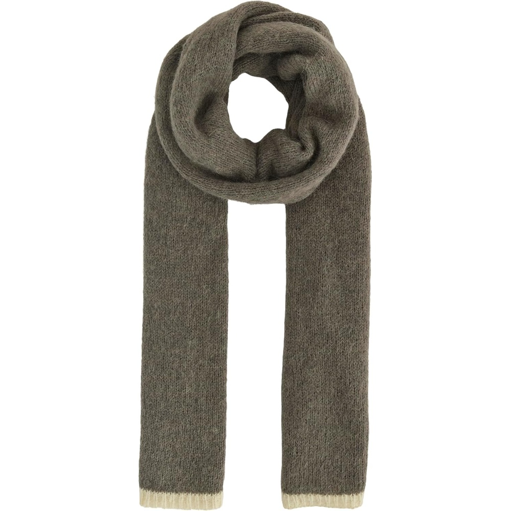 image:imageEverlane Plush Alpaca ScarfMid Grey Heather Bone