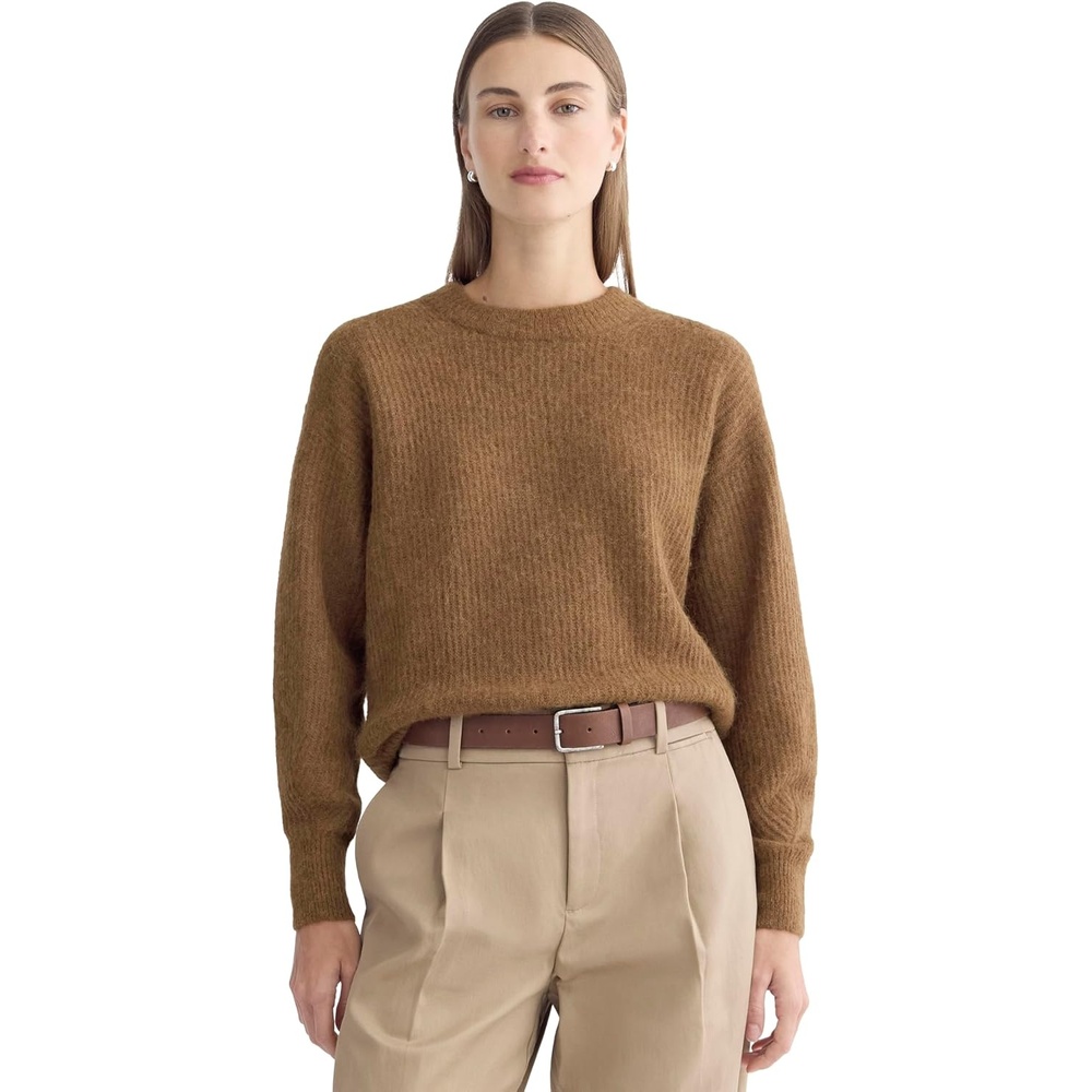 image:imageEverlane Womens Everlane The Cocoon Crew in AlpacaToffee