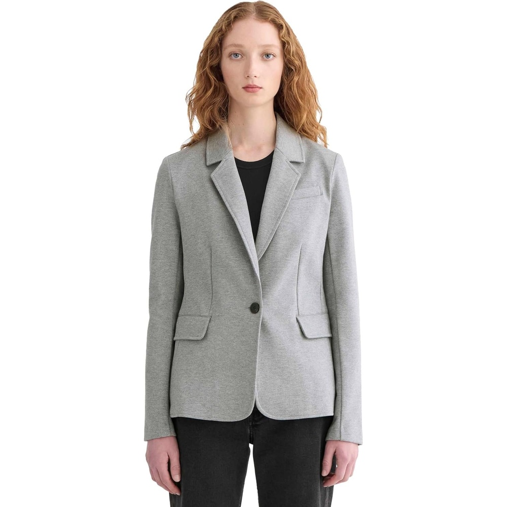 image:imageEverlane Womens Everlane The Dream BlazerMid Heather Grey