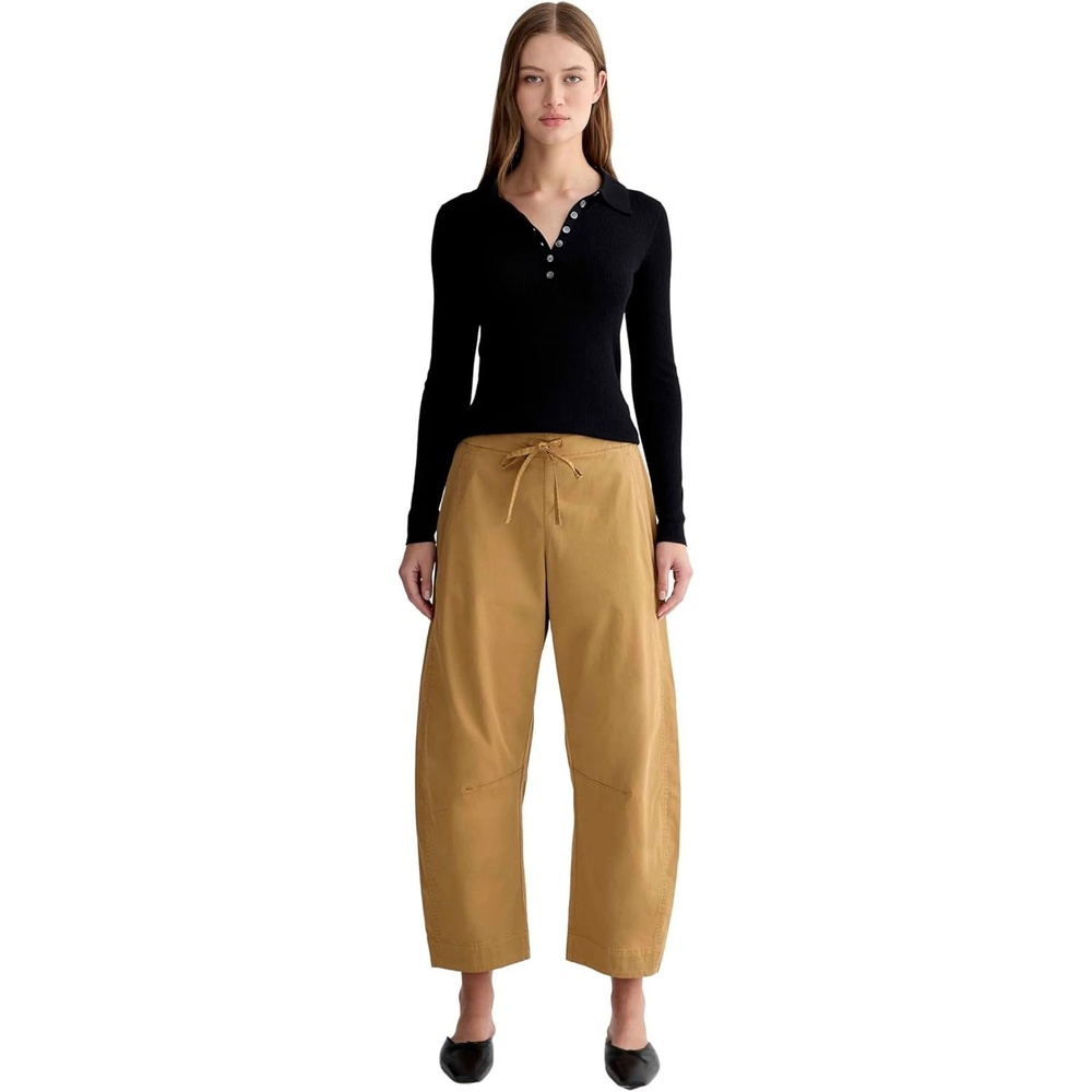 image:imageEverlane Womens Everlane The Easy Barrel PantOak Brown