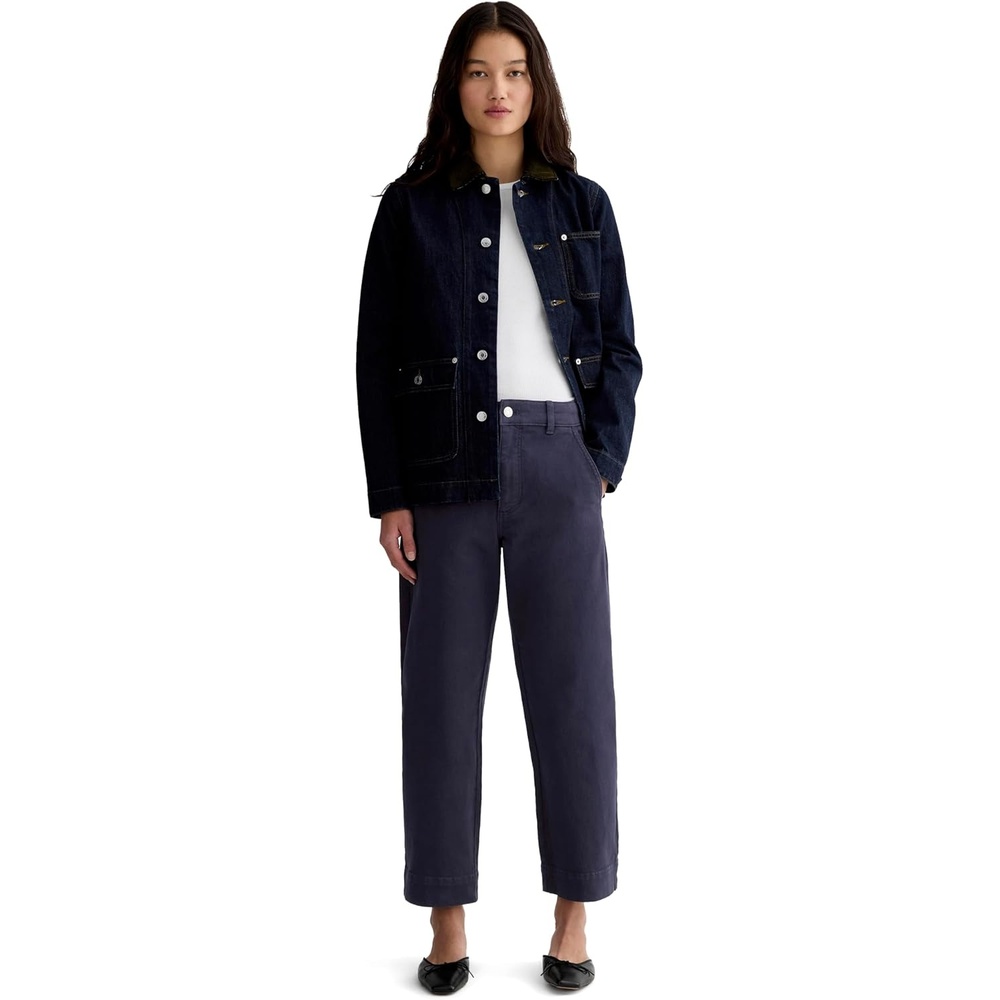 image:imageEverlane Womens Utility StraightLeg Pant in Organic Cotton TwillNavy