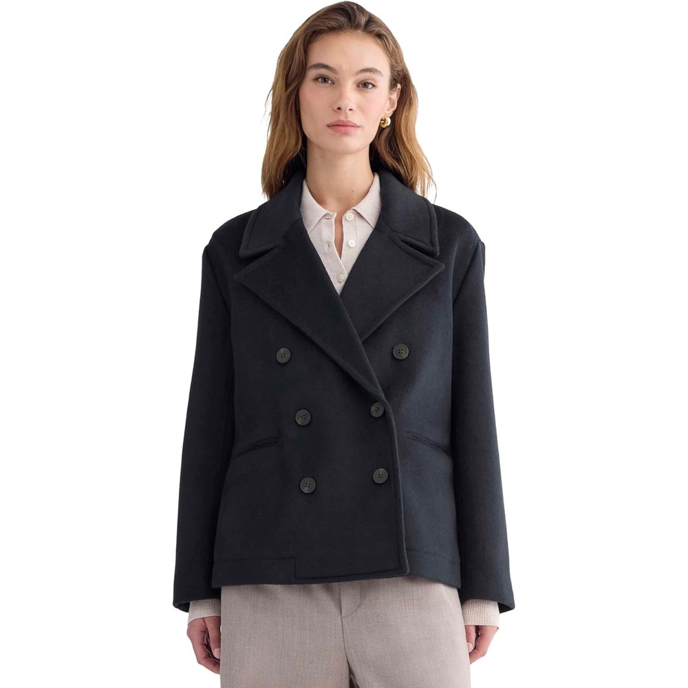 image:imageEverlane womens Rewool Short PeacoatDeep Navy