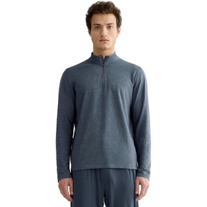 Everlane Men’s The Rec Quarter-Zip(Heathered Navy)