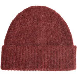 Everlane Unisex Adult Everlane Plush Alpaca Beanie(Merlot)