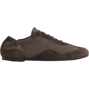 Everlane Women’s Ballet Sneaker | Italian Suede and GRS Recycled Nylon Runner with Ballet Scrunch Heel(Sycamore)