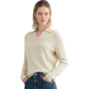 Everlane Women’s Everlane Cashmere Polo Sweater(Canvas)