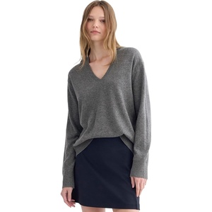 Everlane Women’s Everlane The Classic V in Cashmere(Heather Charcoal)