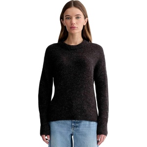 Everlane Women’s Everlane The Cocoon Crew in Alpaca(Heathered Black)
