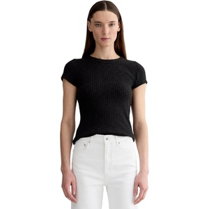 Everlane Women’s Everlane The Cozy Rib Tee(Black)