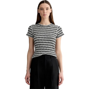 Everlane Women’s Everlane The Cozy Rib Tee(Bone / Black)