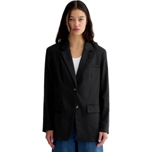 Everlane Women’s The Oversized Blazer in Buttersmooth(Black)
