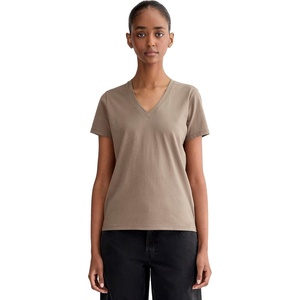 Everlane Women’s The Slim V-Neck Tee in Essential Cotton(Clay)